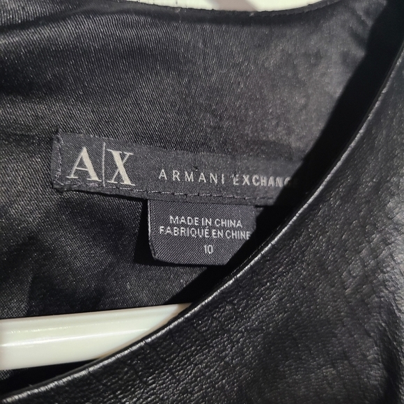 A/X‎ faux leather purple gown - Picture 5 of 7